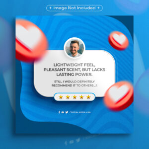 Customer Feedback and Review Instagram Post Template
